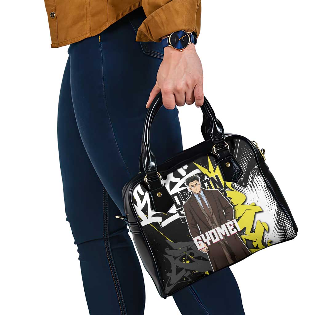 Gyomei Demon Slayer Shoulder Handbag Urban Graffiti Anime Style
