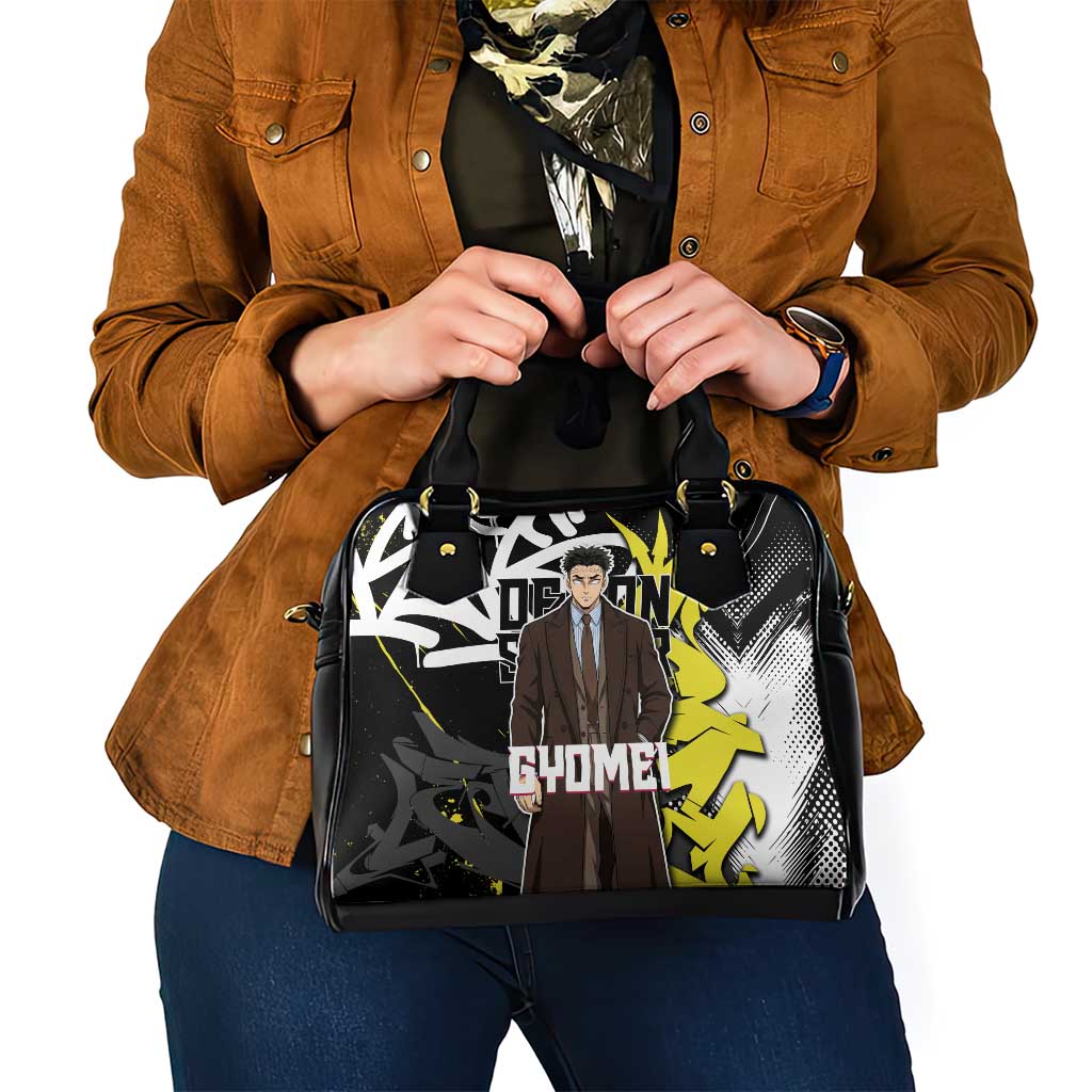Gyomei Demon Slayer Shoulder Handbag Urban Graffiti Anime Style