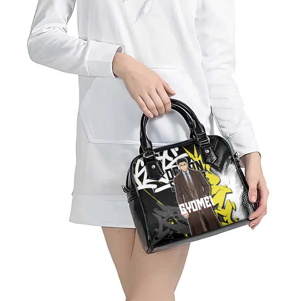 Gyomei Demon Slayer Shoulder Handbag Urban Graffiti Anime Style