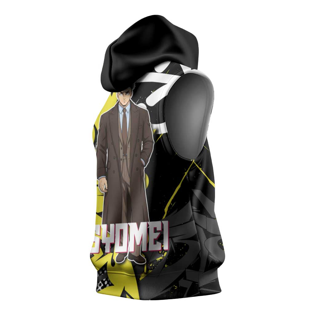 Gyomei Demon Slayer Sleeveless Hoodie Urban Graffiti Anime Style