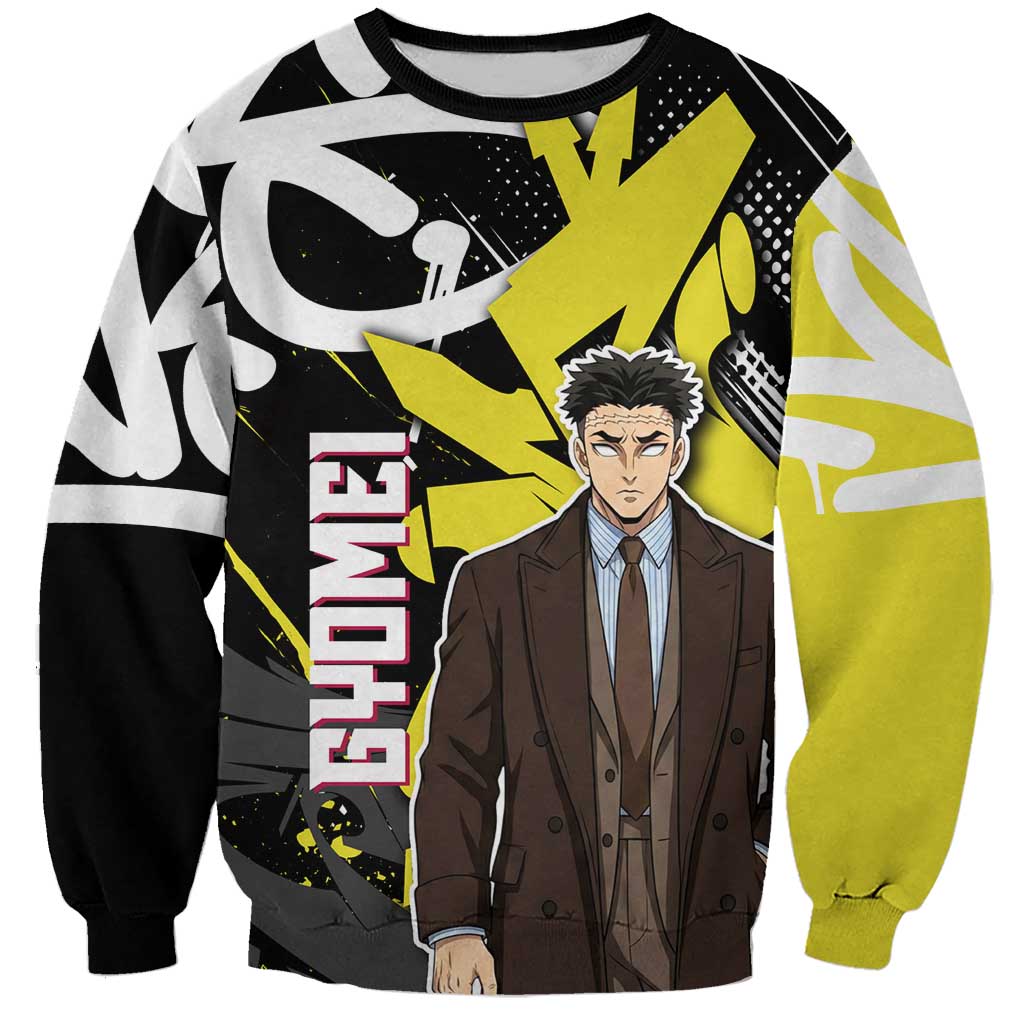 Gyomei Demon Slayer Sweatshirt Urban Graffiti Anime Style