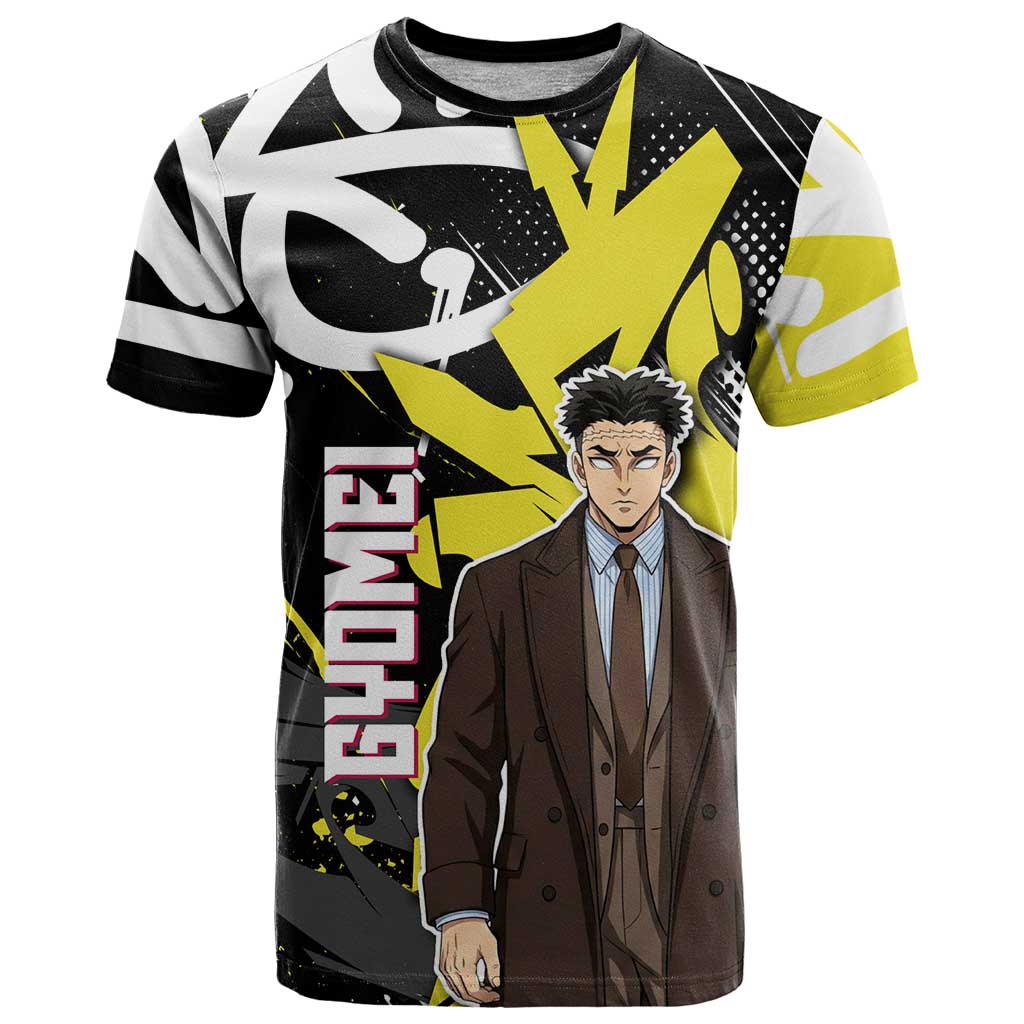 Gyomei Demon Slayer T Shirt Urban Graffiti Anime Style