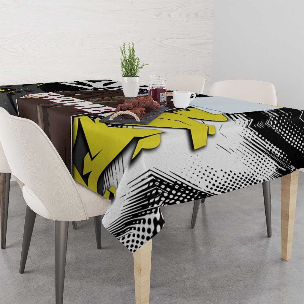Gyomei Demon Slayer Tablecloth Urban Graffiti Anime Style