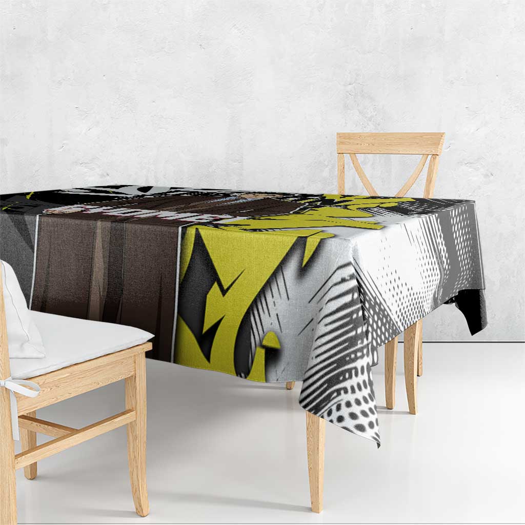 Gyomei Demon Slayer Tablecloth Urban Graffiti Anime Style