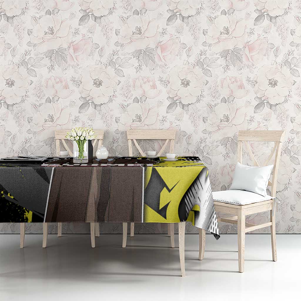 Gyomei Demon Slayer Tablecloth Urban Graffiti Anime Style