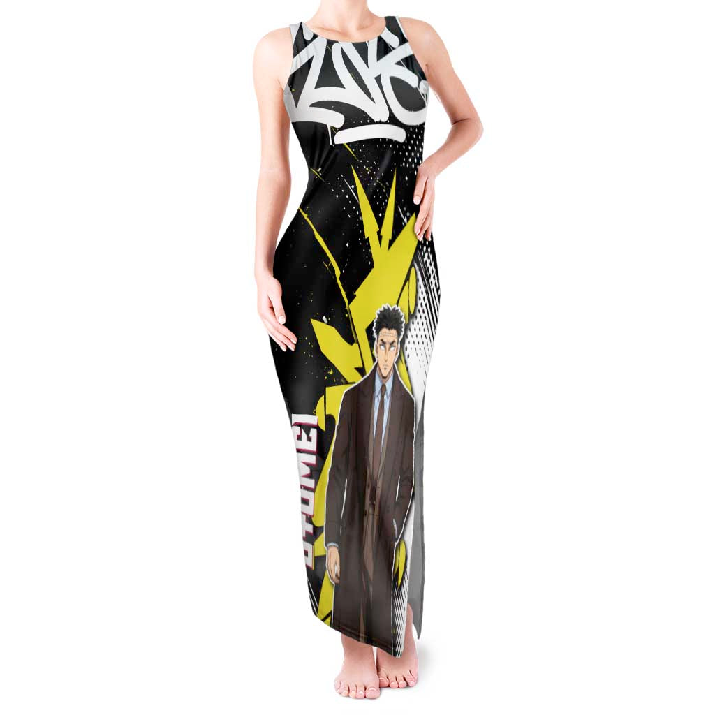 Gyomei Demon Slayer Tank Maxi Dress Urban Graffiti Anime Style