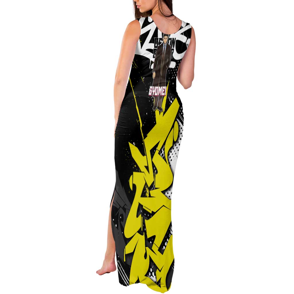Gyomei Demon Slayer Tank Maxi Dress Urban Graffiti Anime Style
