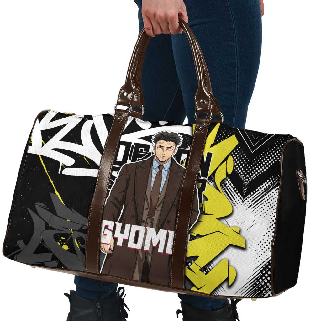 Gyomei Demon Slayer Travel Bag Urban Graffiti Anime Style