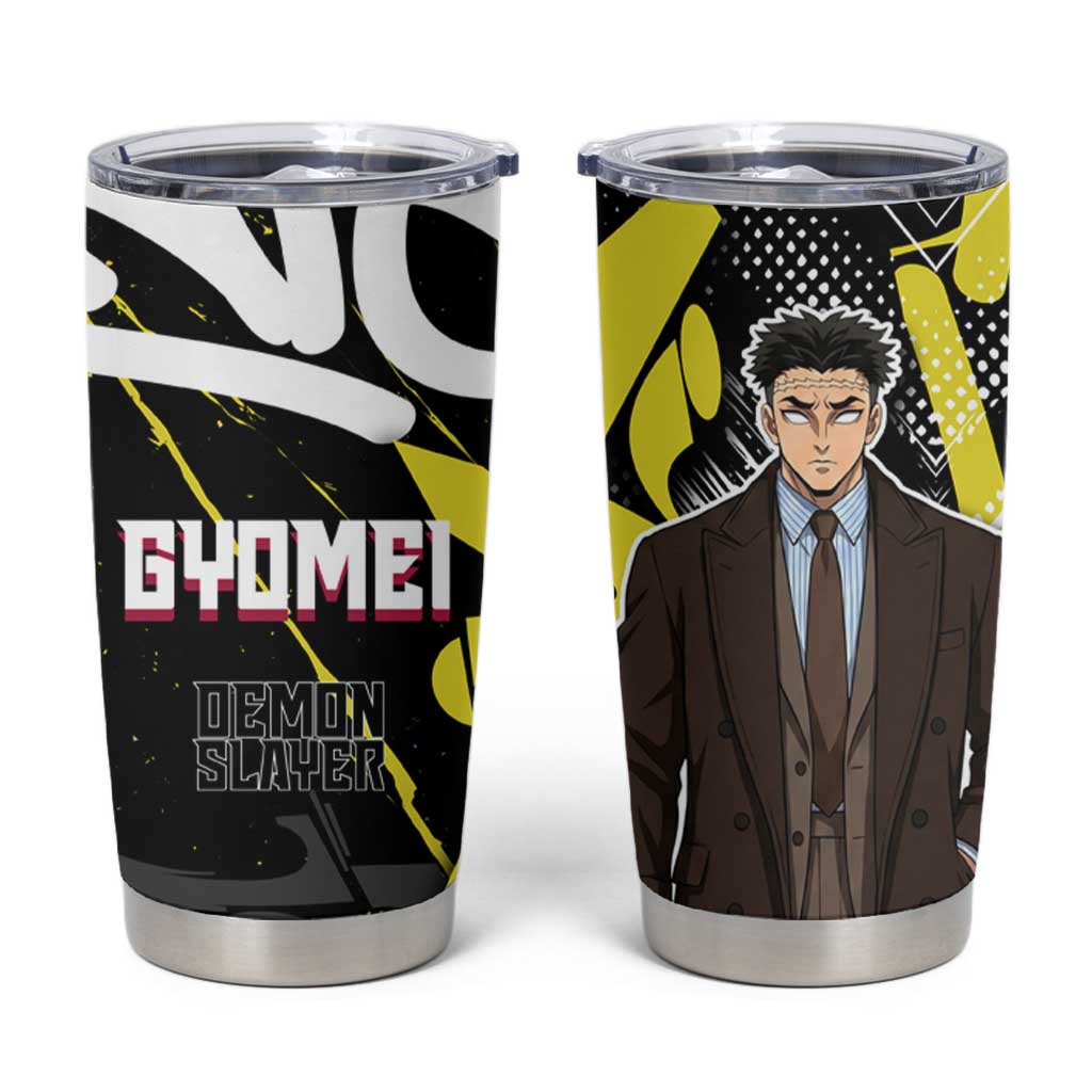 Gyomei Demon Slayer Tumbler Cup Urban Graffiti Anime Style