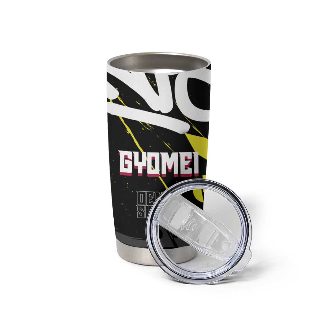 Gyomei Demon Slayer Tumbler Cup Urban Graffiti Anime Style