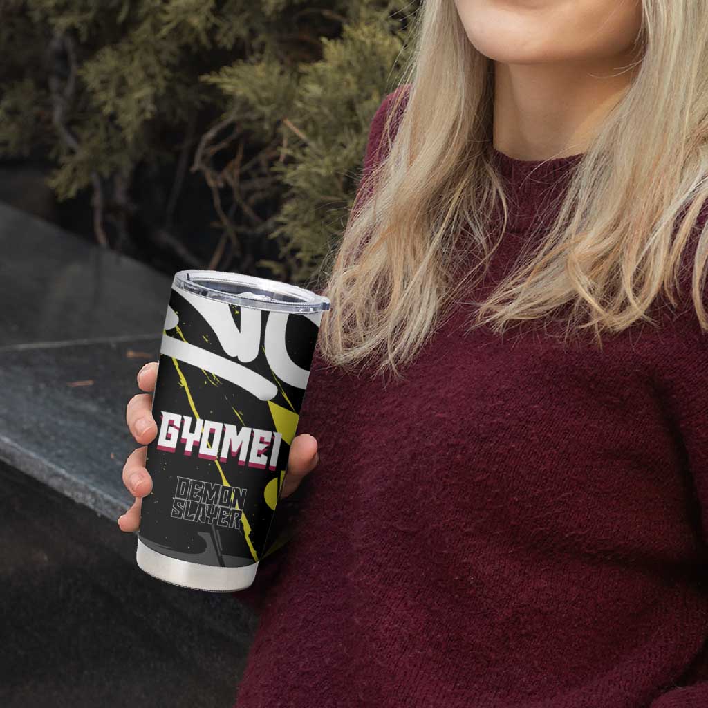 Gyomei Demon Slayer Tumbler Cup Urban Graffiti Anime Style