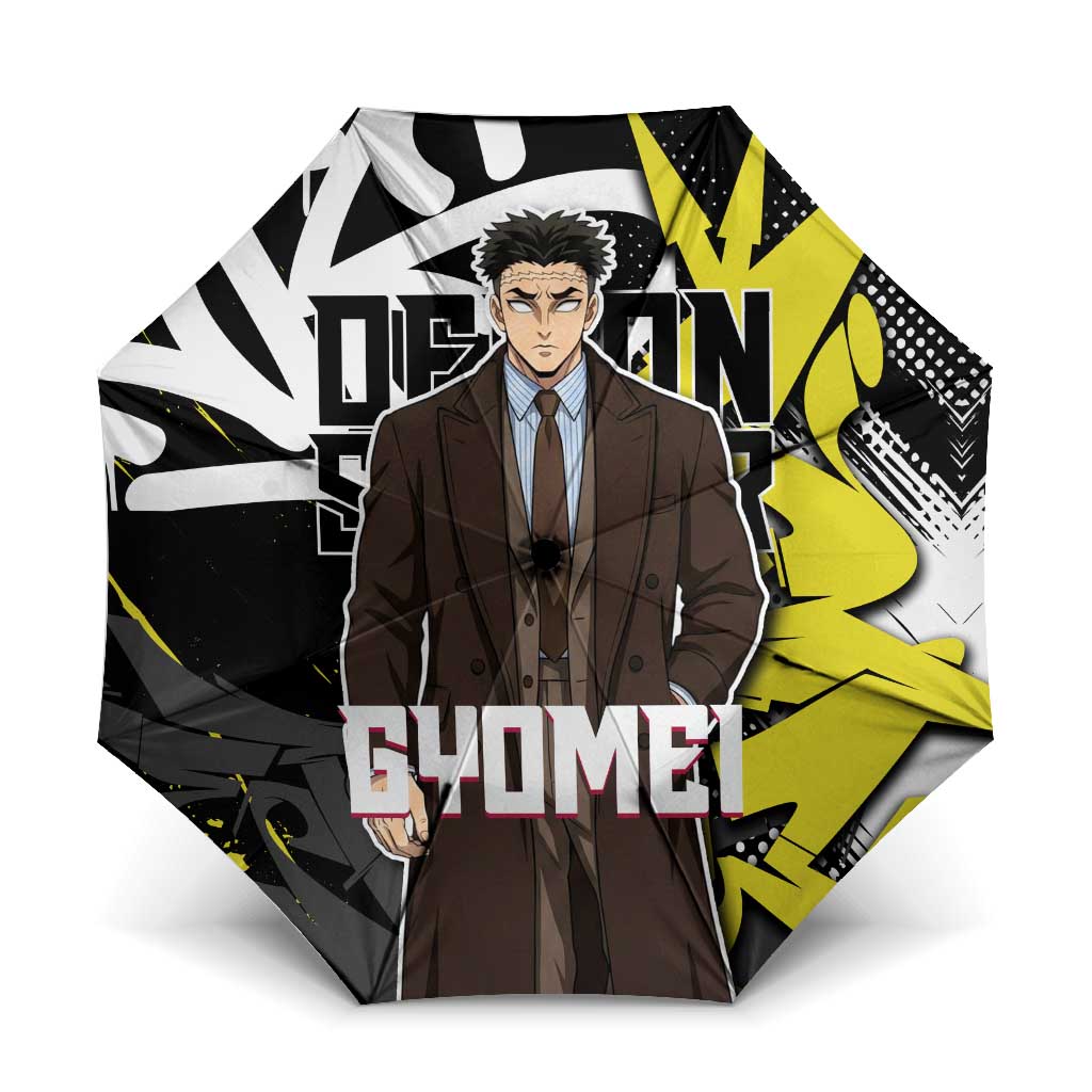 Gyomei Demon Slayer Umbrella Urban Graffiti Anime Style