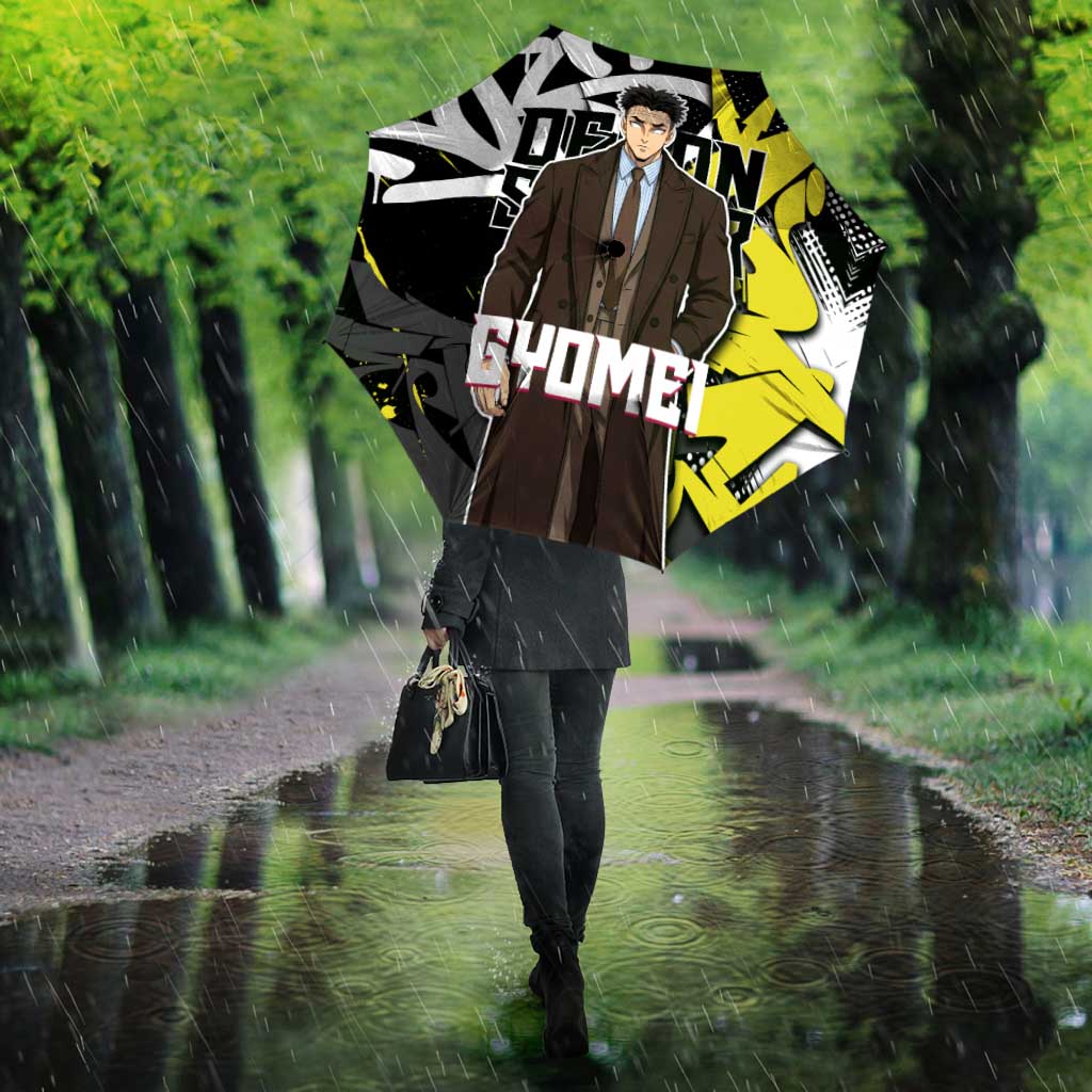 Gyomei Demon Slayer Umbrella Urban Graffiti Anime Style