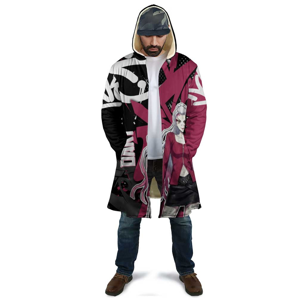 Daki Demon Slayer Cloak Pink Graffiti Anime Aesthetic