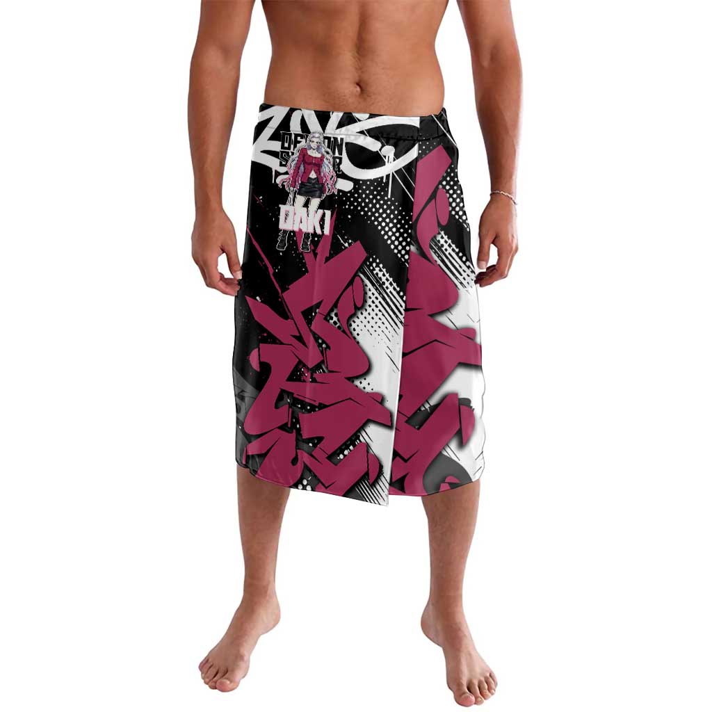 Daki Demon Slayer Lavalava Pink Graffiti Anime Aesthetic
