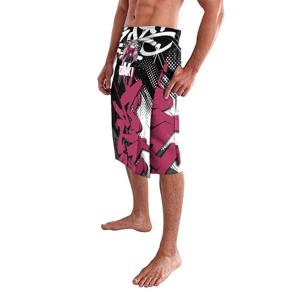 Daki Demon Slayer Lavalava Pink Graffiti Anime Aesthetic