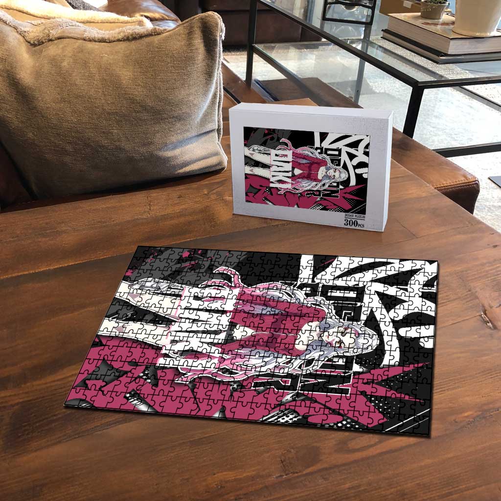 Daki Demon Slayer Puzzle Pink Graffiti Anime Aesthetic