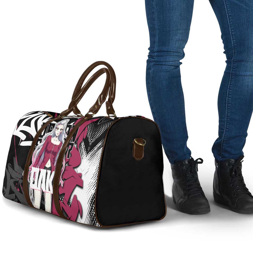 Daki Demon Slayer Travel Bag Pink Graffiti Anime Aesthetic