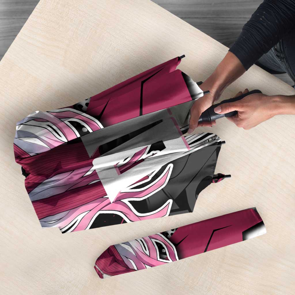 Daki Demon Slayer Umbrella Pink Graffiti Anime Aesthetic