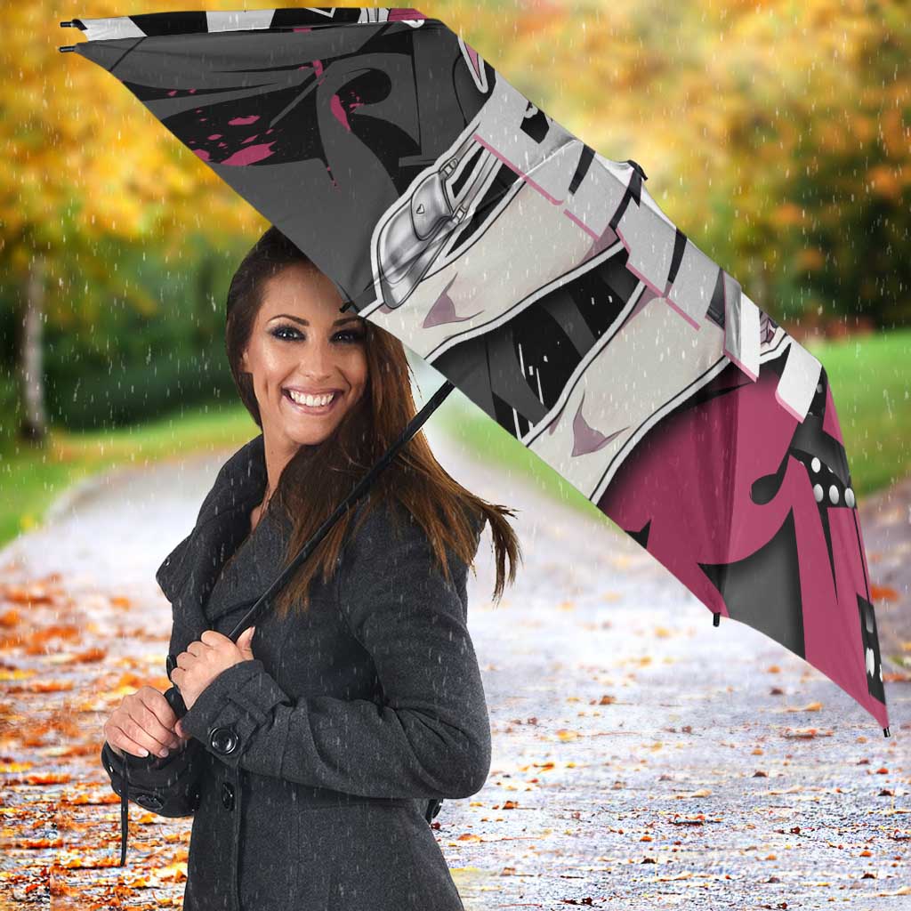Daki Demon Slayer Umbrella Pink Graffiti Anime Aesthetic