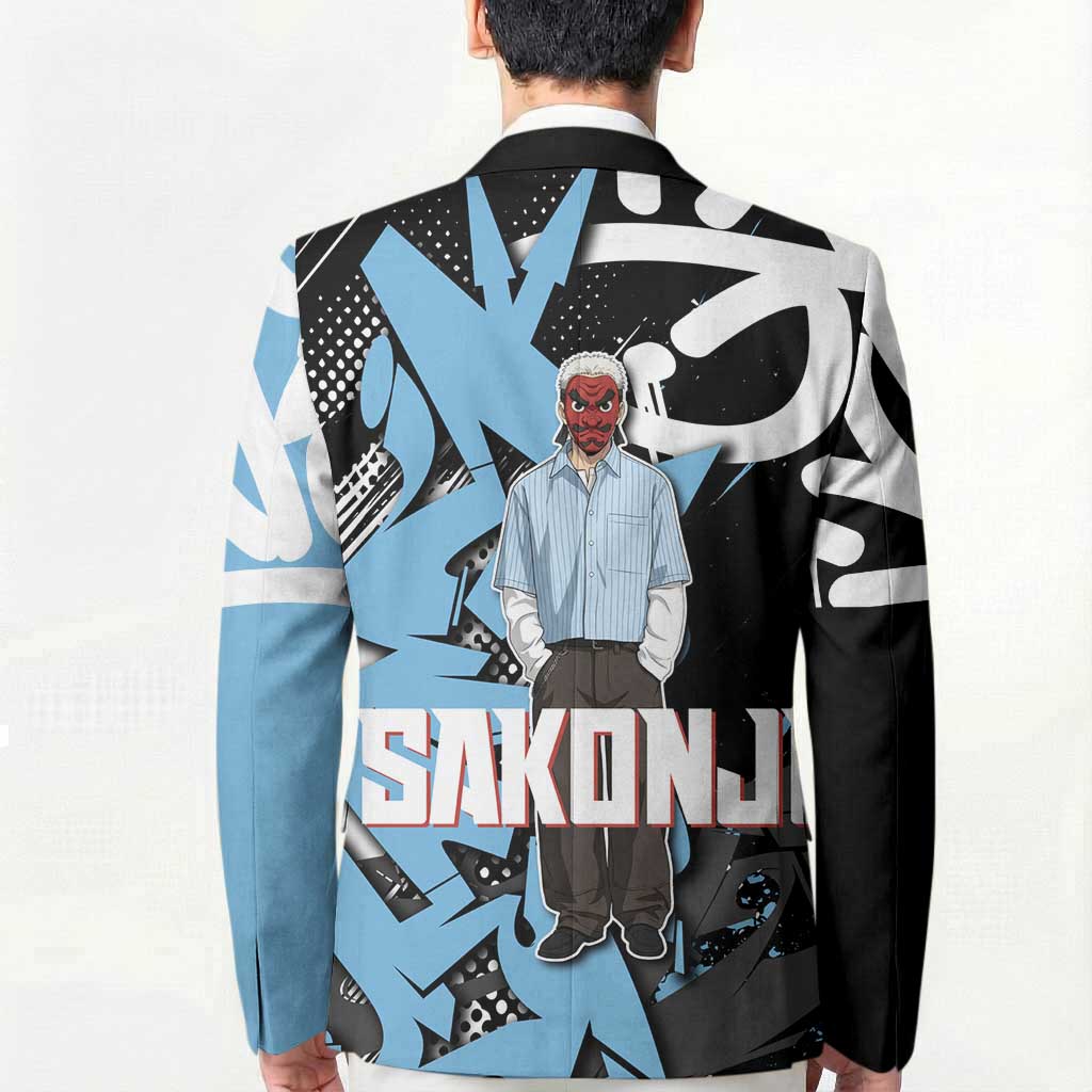Sakonji Demon Slayer Blazer Blue Graffiti Anime Style