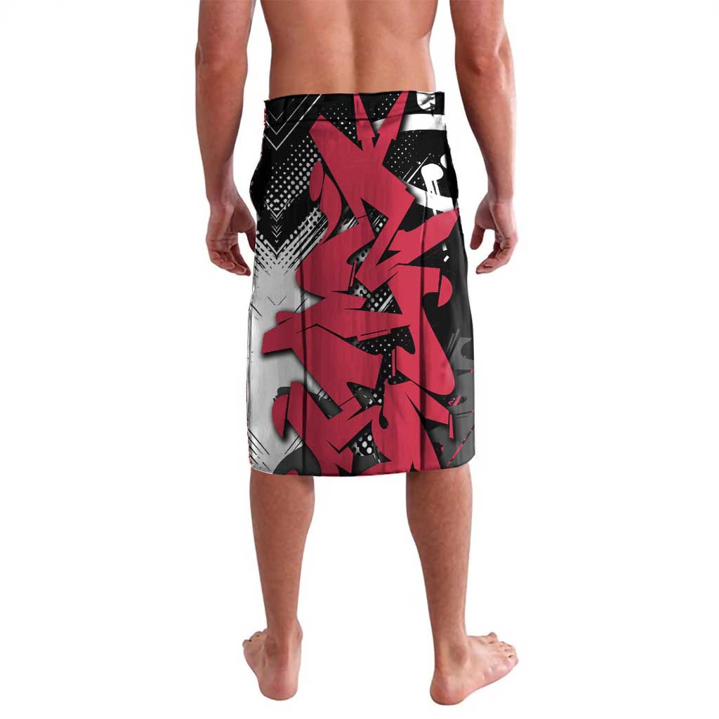 Muzan Demon Slayer Lavalava Red Graffiti Anime Aesthetic