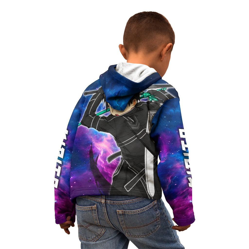 Kirito - Galaxy Style Kid Hoodie Sword Art Galaxy Style