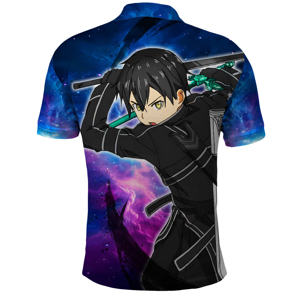 Kirito - Galaxy Style Polo Shirt Sword Art Galaxy Style