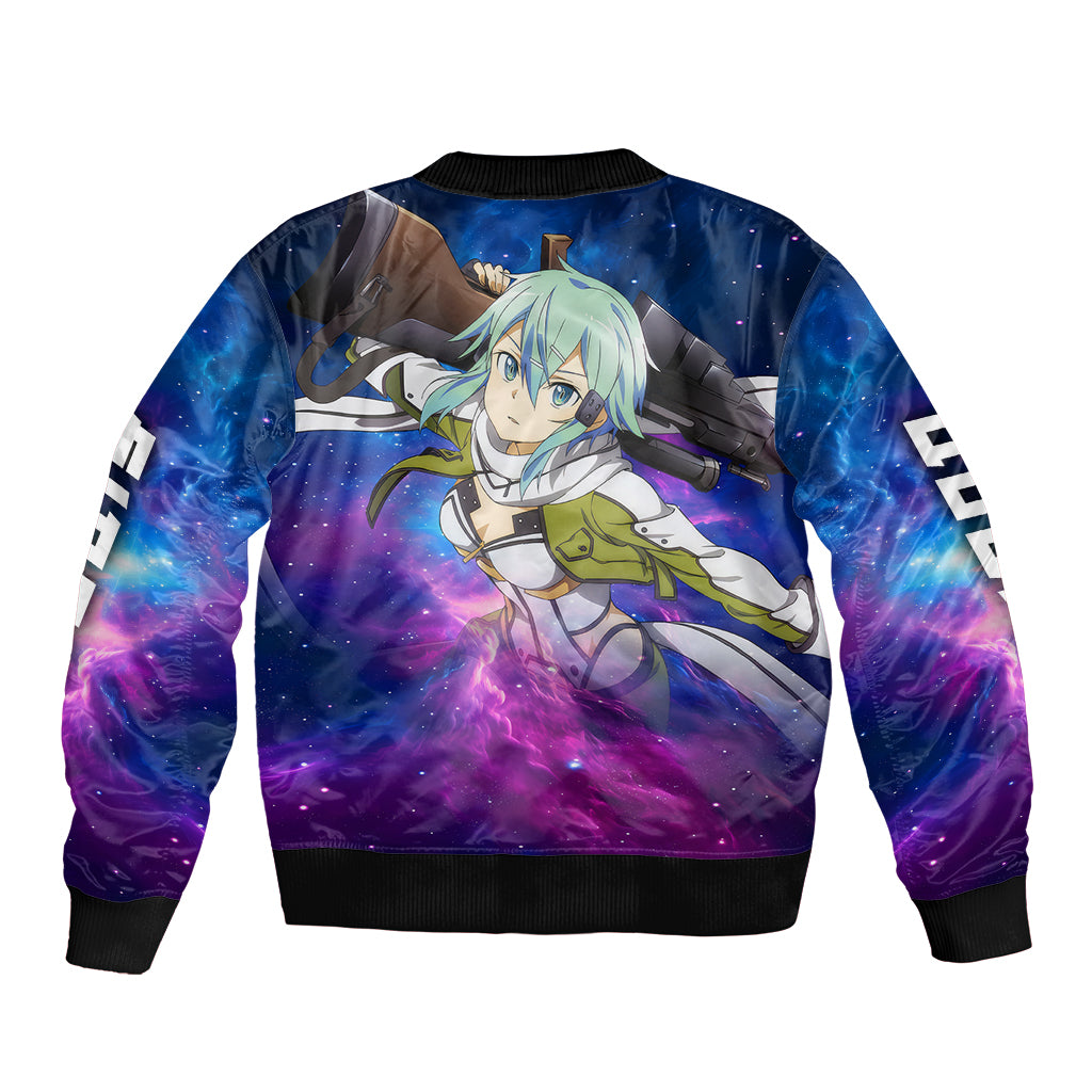 Sinon Bomber Jacket Sword Art Galaxy Style