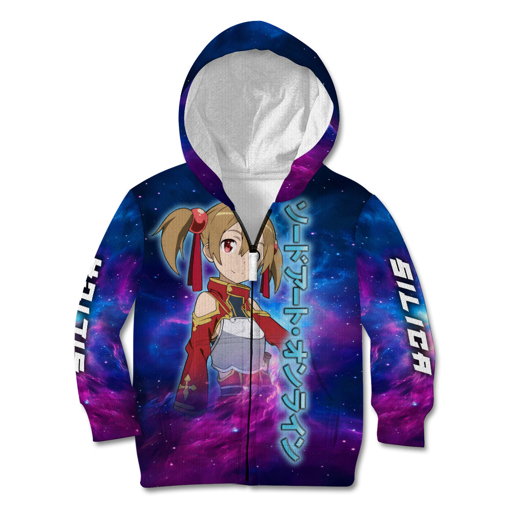 Silica Kid Hoodie Sword Art Galaxy Style