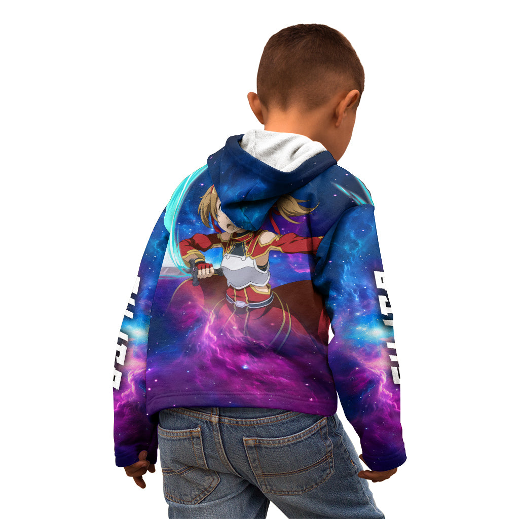 Silica Kid Hoodie Sword Art Galaxy Style