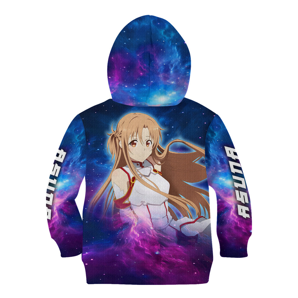 Asuna Kid Hoodie Sword Art Galaxy Style