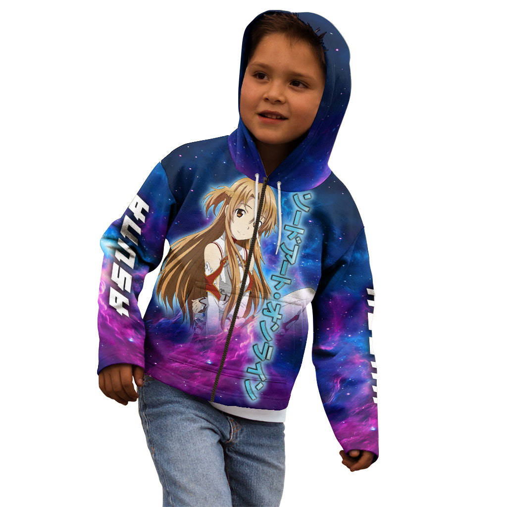 Asuna Kid Hoodie Sword Art Galaxy Style