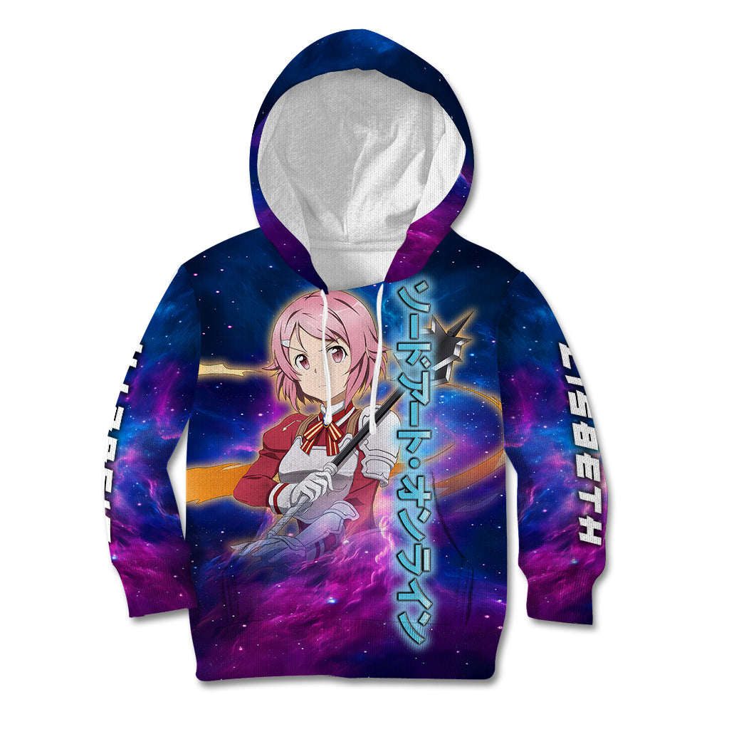 Shinozaki Rika Lisbeth Kid Hoodie Sword Art Galaxy Style