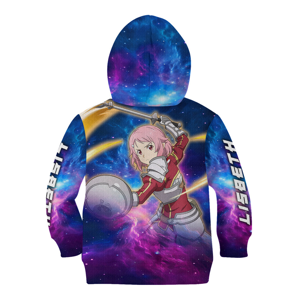 Shinozaki Rika Lisbeth Kid Hoodie Sword Art Galaxy Style