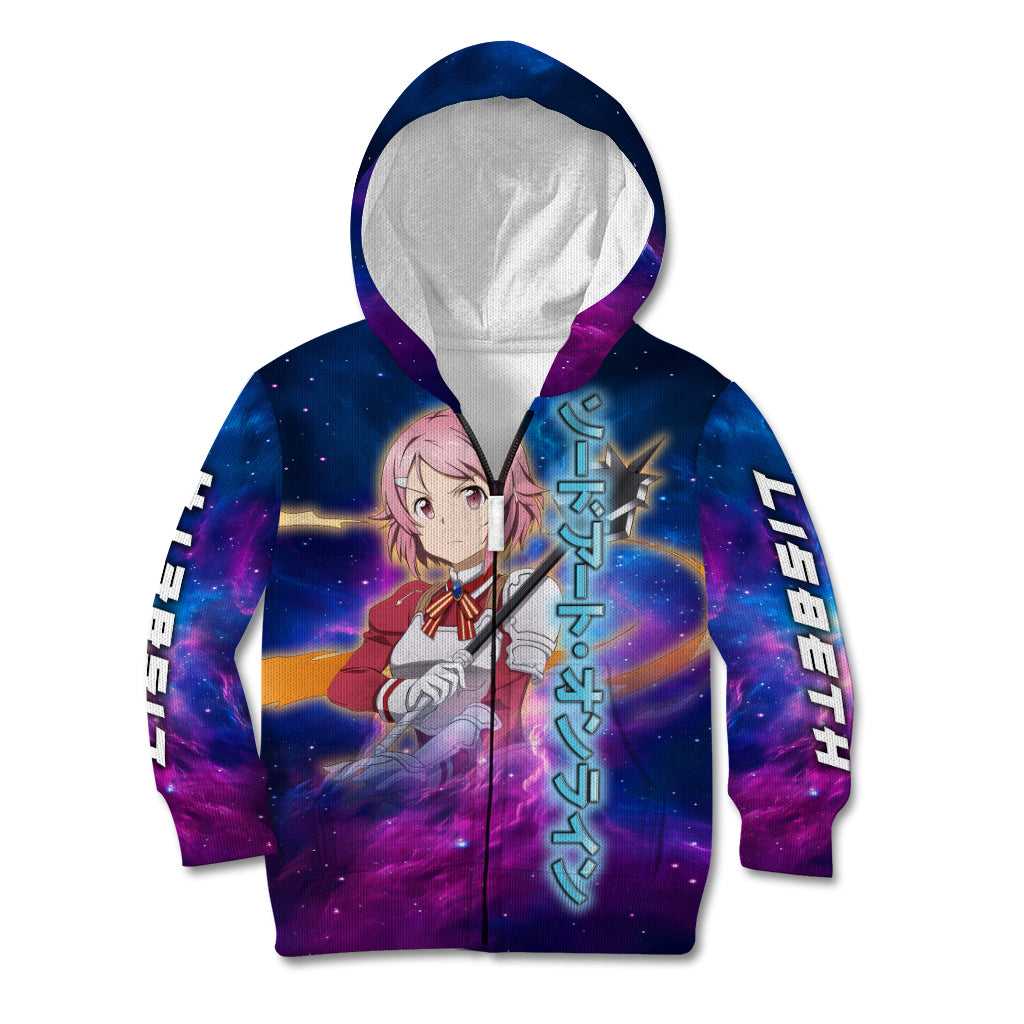 Shinozaki Rika Lisbeth Kid Hoodie Sword Art Galaxy Style