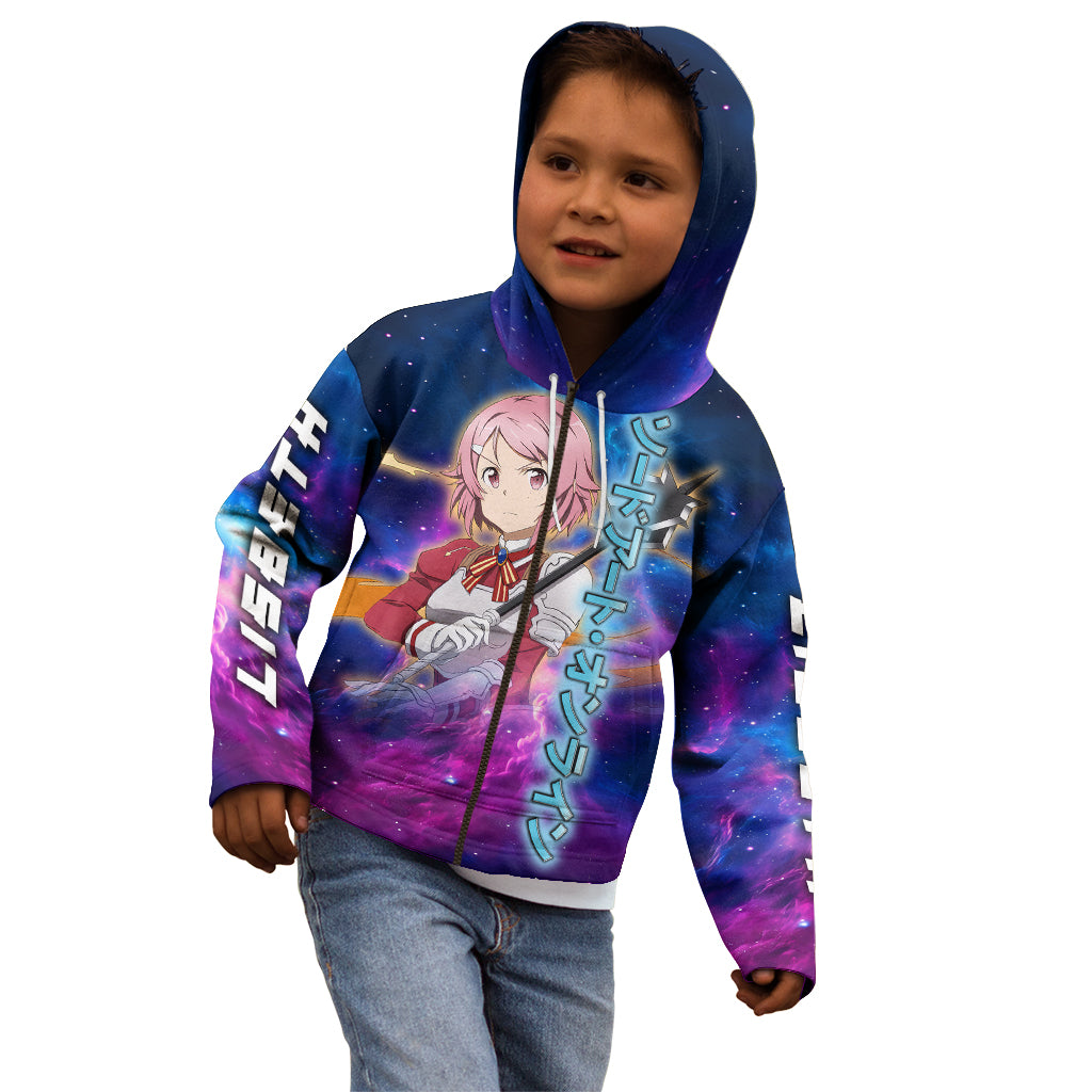 Shinozaki Rika Lisbeth Kid Hoodie Sword Art Galaxy Style