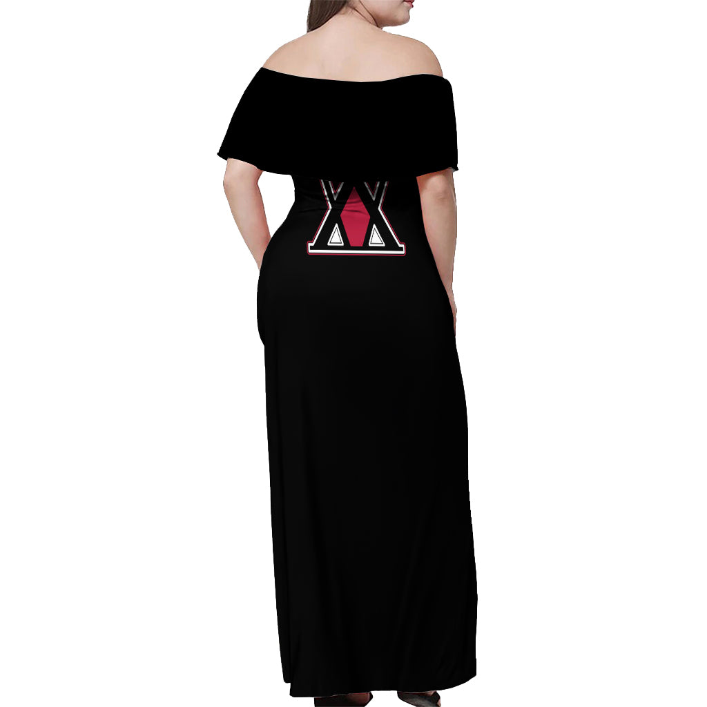Isaac Netero Off Shoulder Maxi Dress Hunter × Hunter