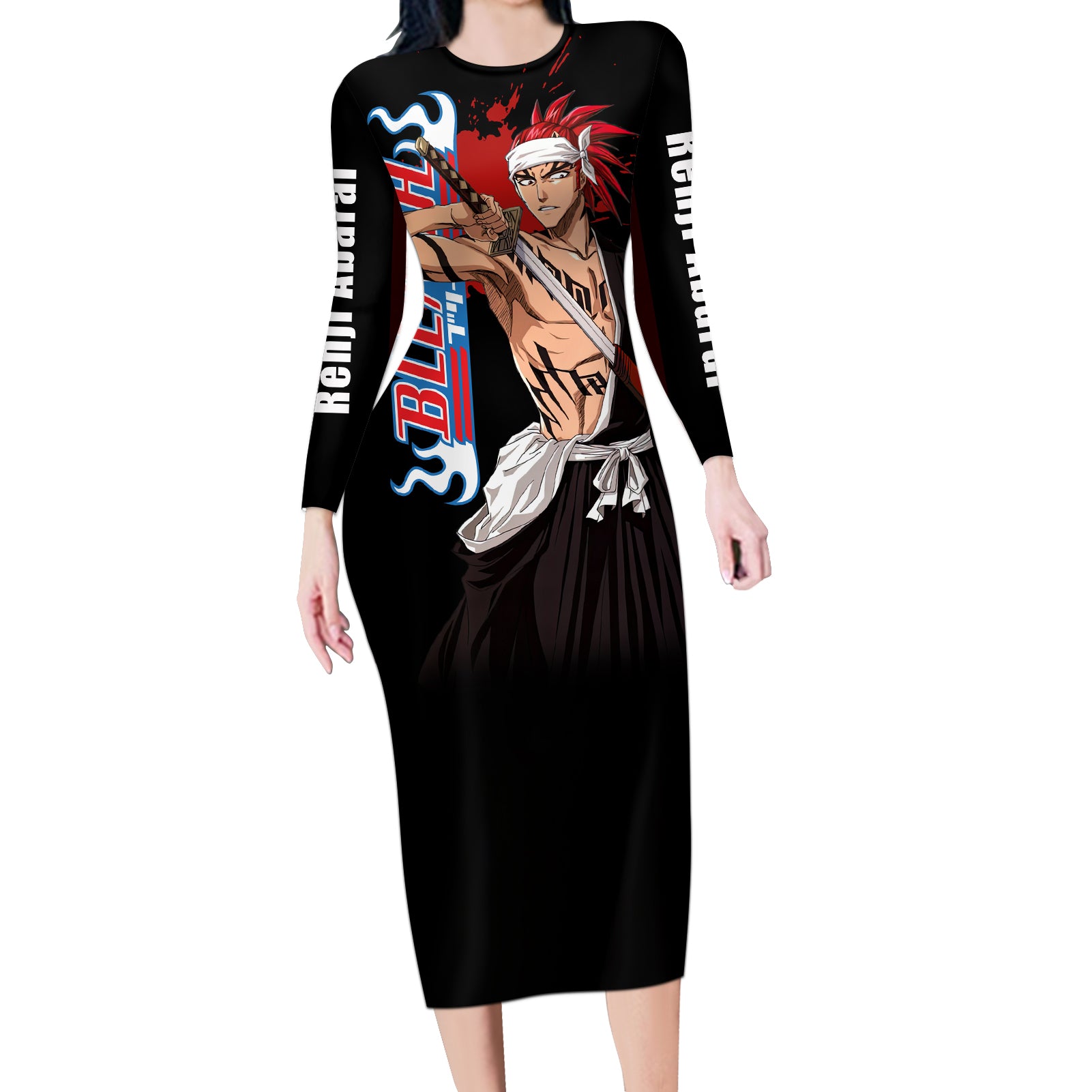 Renji Abarai Long Sleeve Bodycon Dress BL Jacket