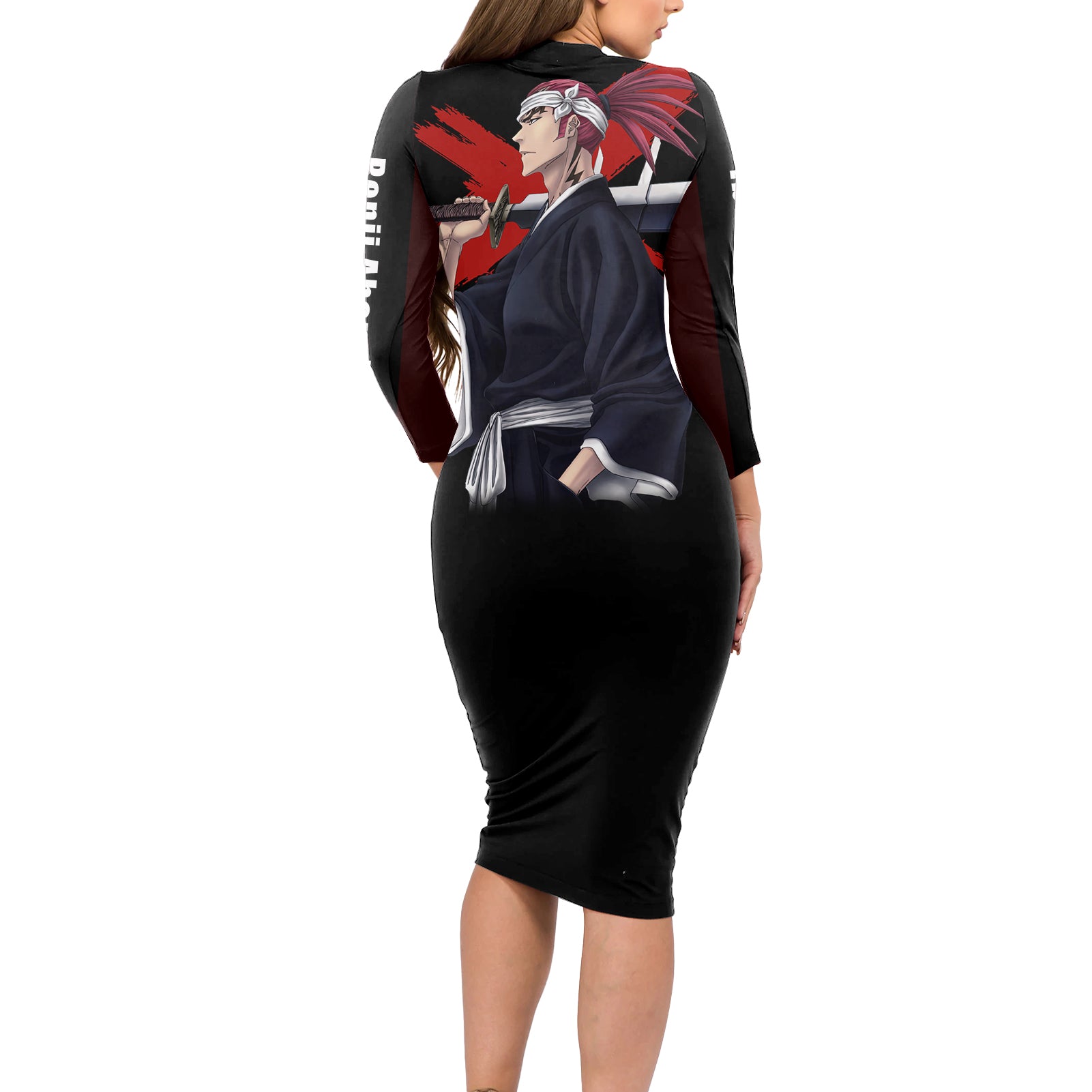 Renji Abarai Long Sleeve Bodycon Dress BL Jacket