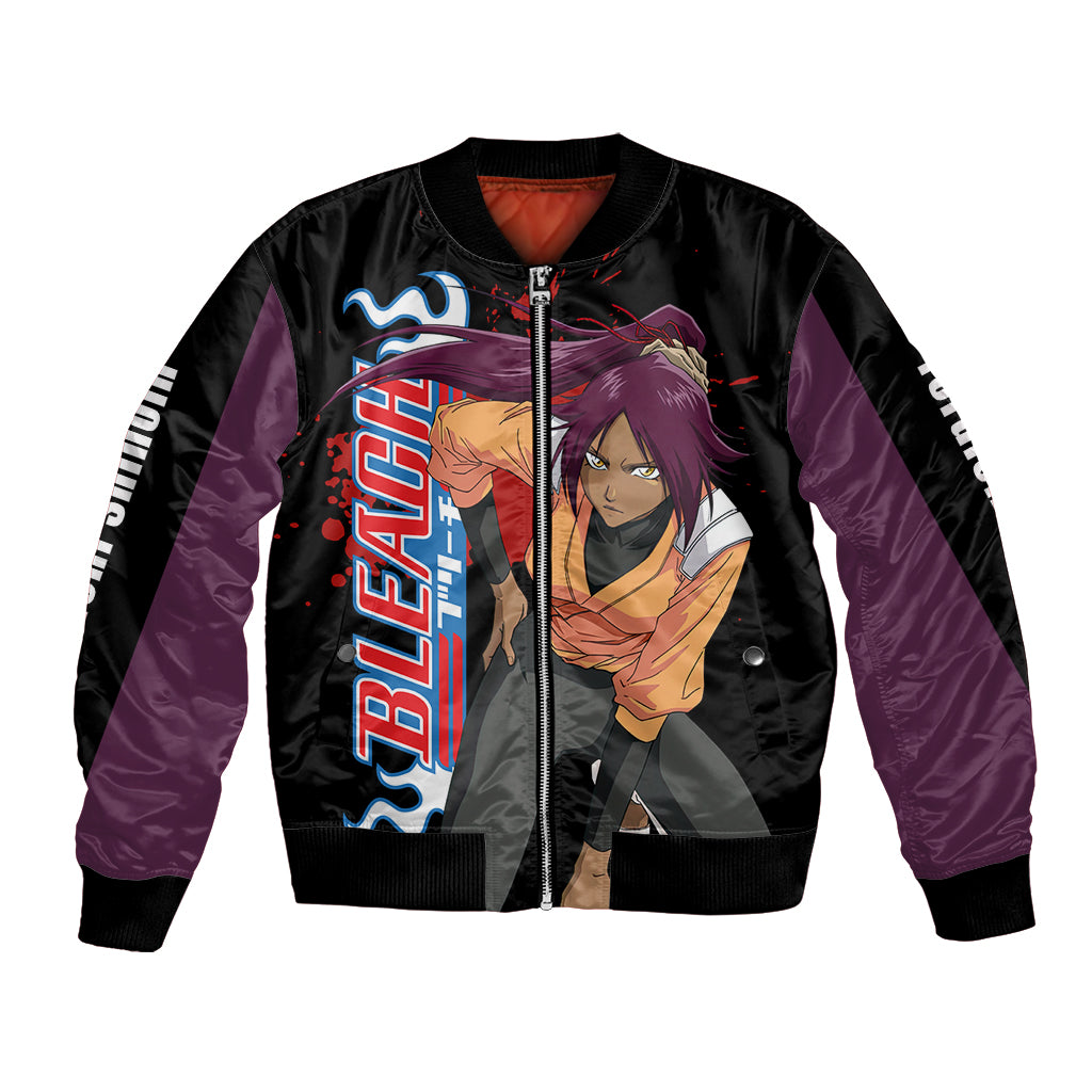 Yoruichi Shihoin Bomber Jacket Bleach
