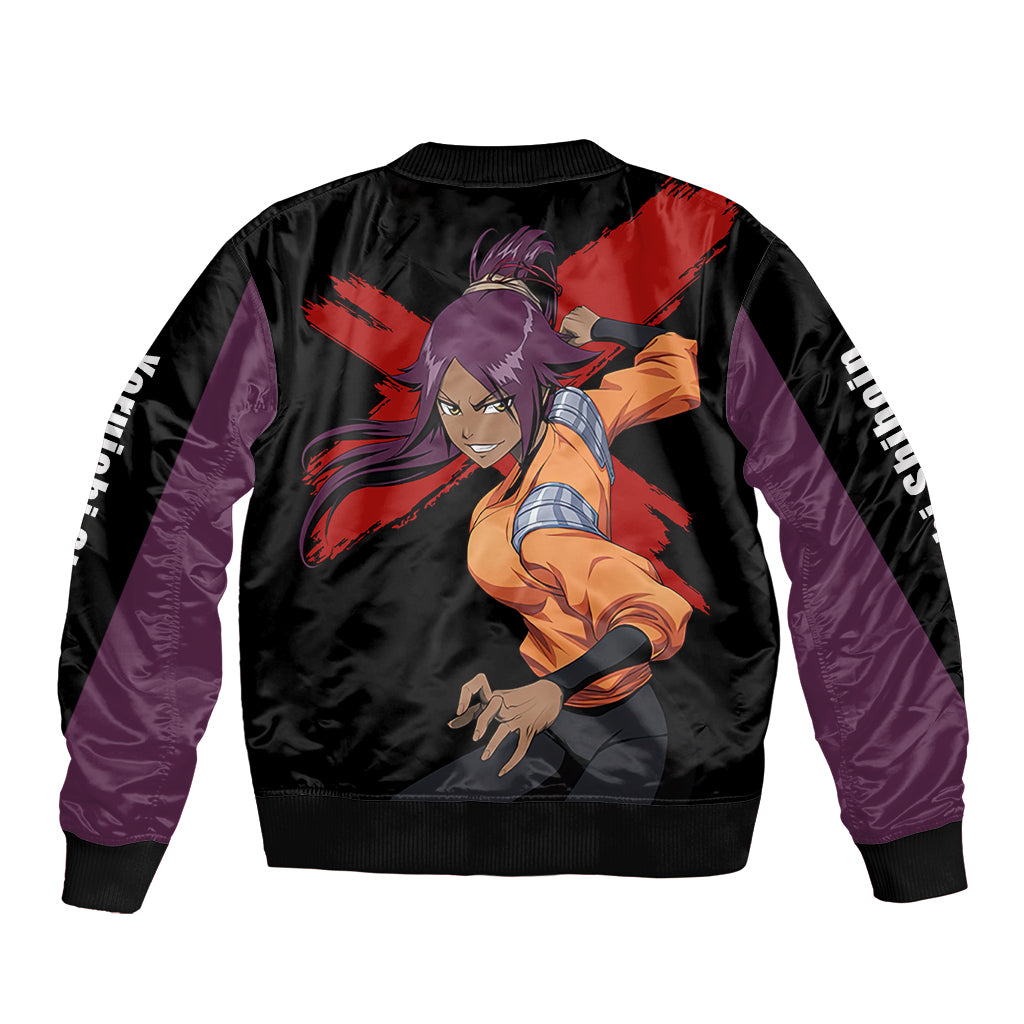 Yoruichi Shihoin Bomber Jacket Bleach