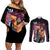 Yoruichi Shihoin Couples Matching Off Shoulder Short Dress and Long Sleeve Button Shirt Bleach