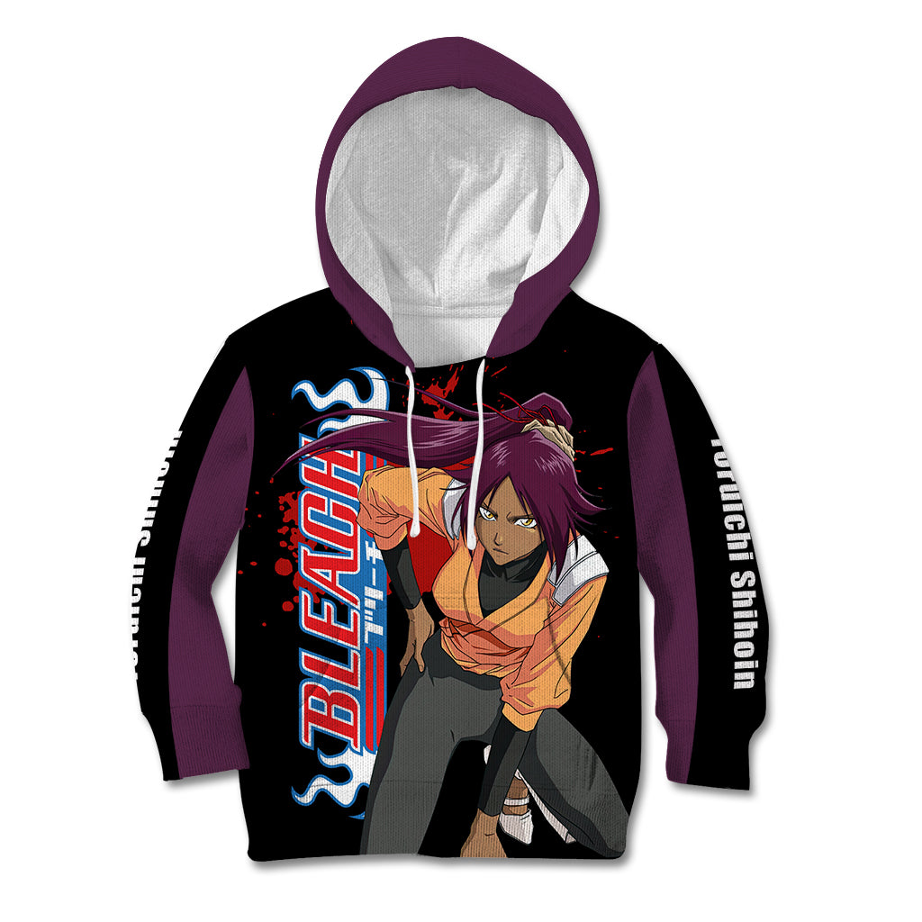 Yoruichi Shihoin Kid Hoodie Bleach