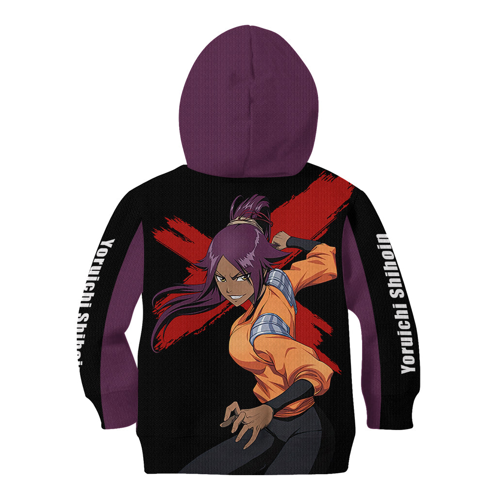 Yoruichi Shihoin Kid Hoodie Bleach