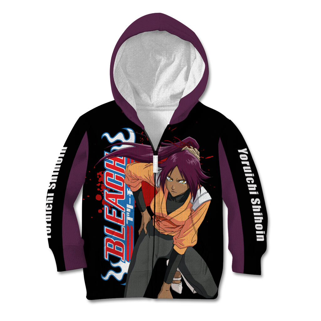 Yoruichi Shihoin Kid Hoodie Bleach