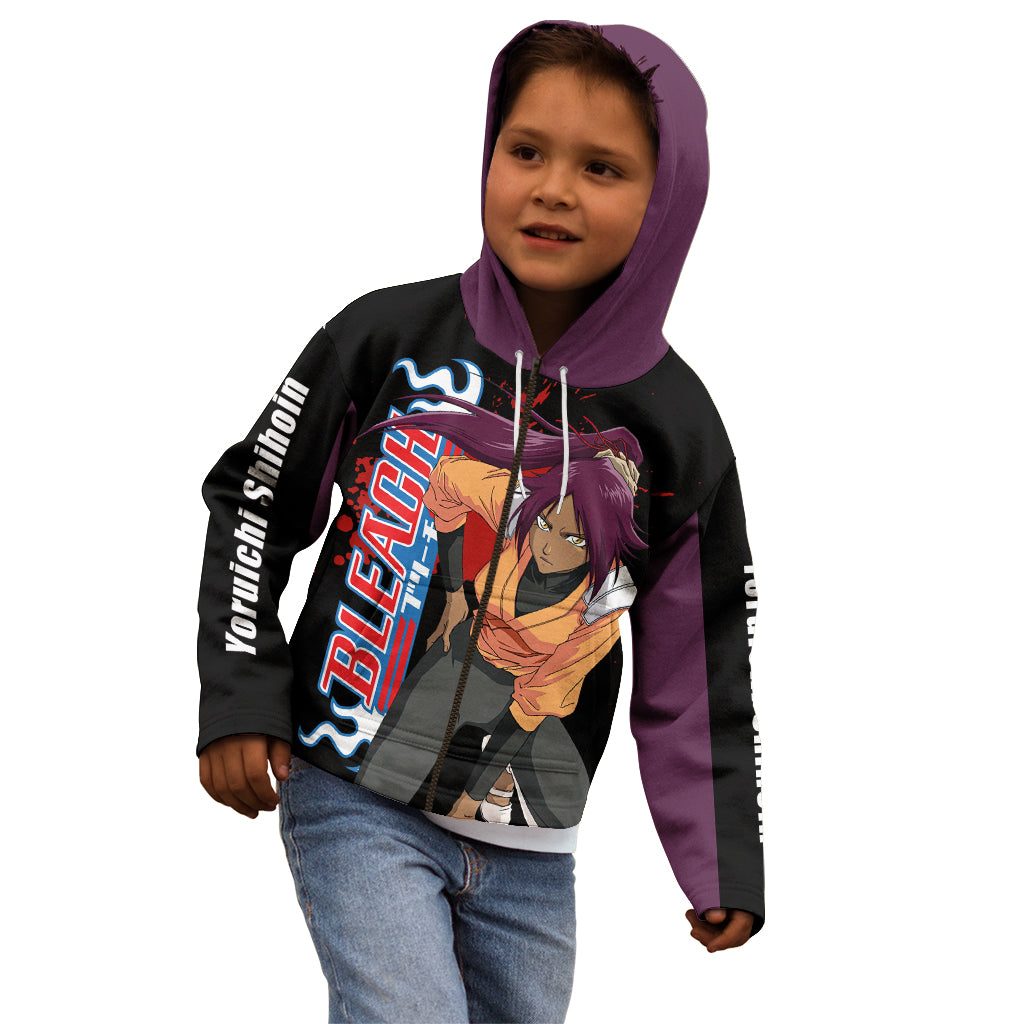 Yoruichi Shihoin Kid Hoodie Bleach