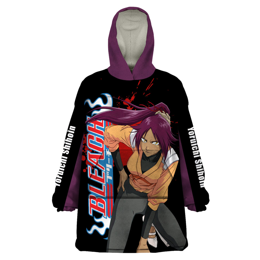 Yoruichi Shihoin Wearable Blanket Hoodie Bleach