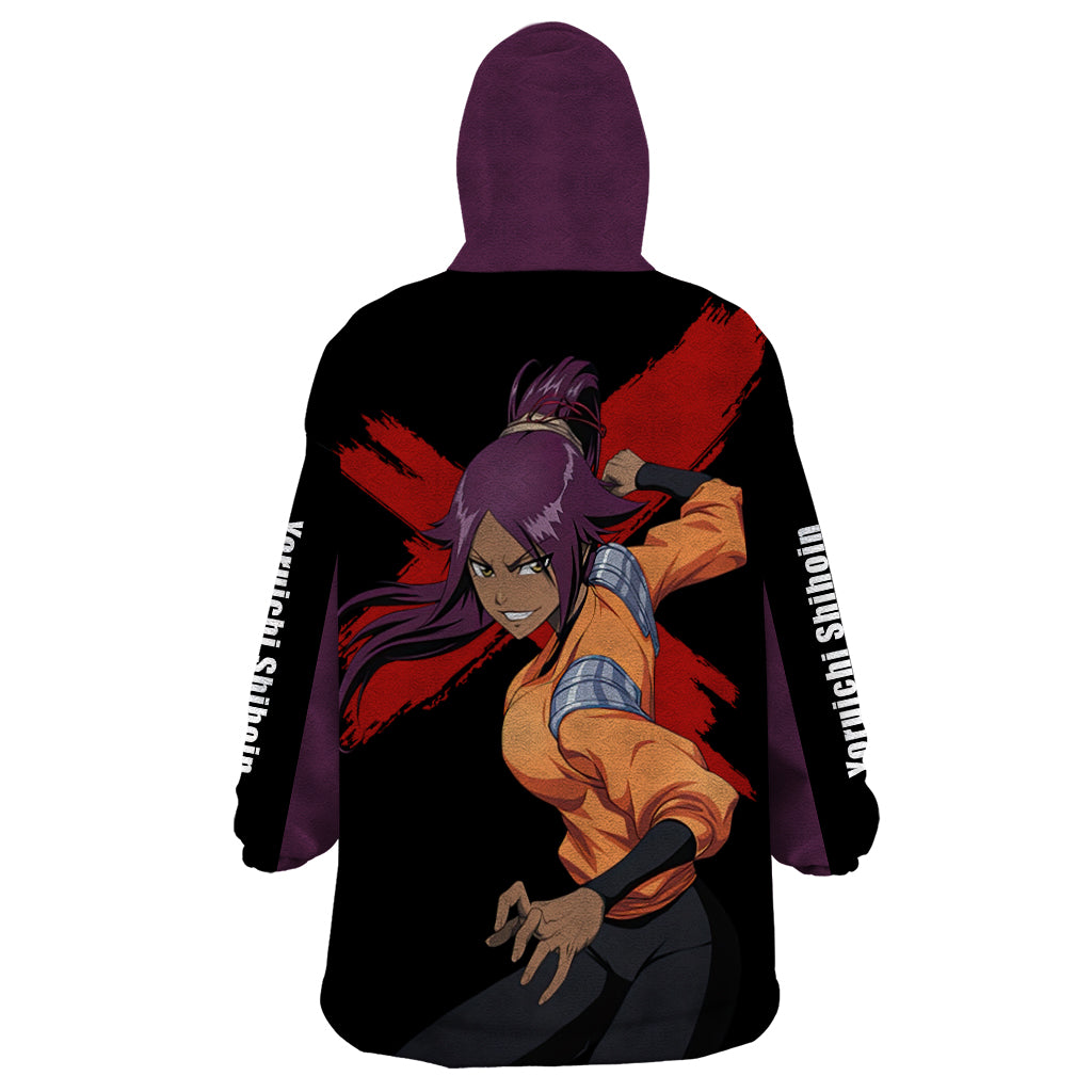 Yoruichi Shihoin Wearable Blanket Hoodie Bleach