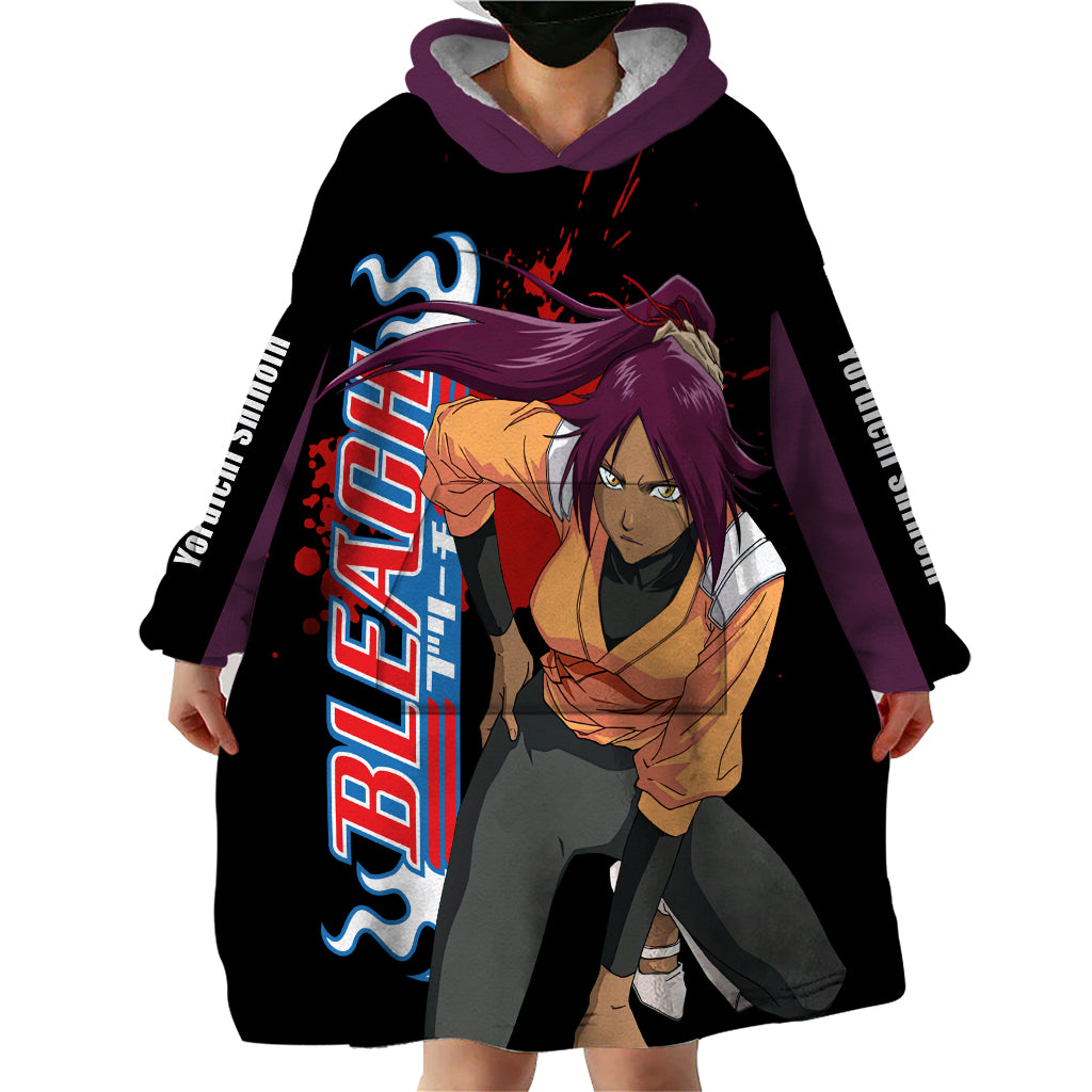 Yoruichi Shihoin Wearable Blanket Hoodie Bleach